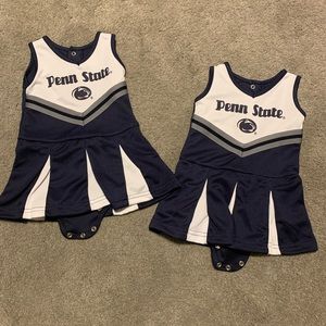 Penn State baby cheerleading outfit